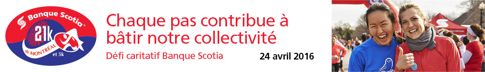 Banque Scotia Defi caritatif Montreal
