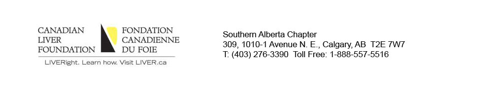 Calgary and Southern Alberta Chapter
