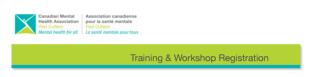 CMHA Peel Training and Workshop Registration
