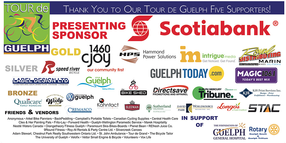 Tour de Guelph Five Supporters