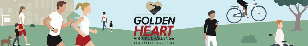Golden Heart Virtual Challenge for Easter Seals Kids