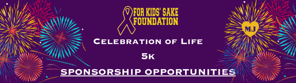 Celebration of Life 5K Sponsorship Opportunities Header